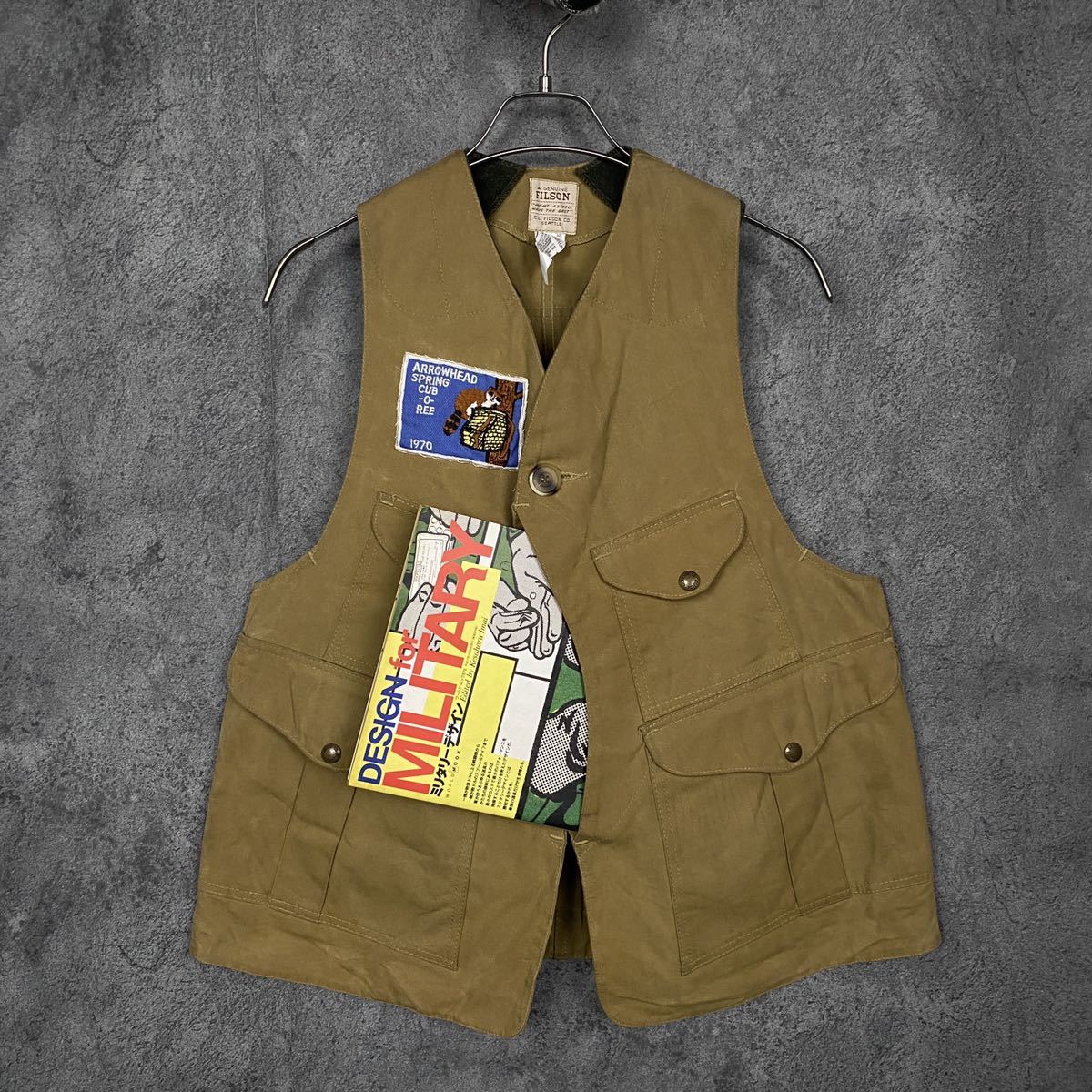 FILSON 90s ビンテージ “style 32” オイルド ハンティング ベスト フィルソン vintage フィッシング 80s 70s 00s VEST_画像4