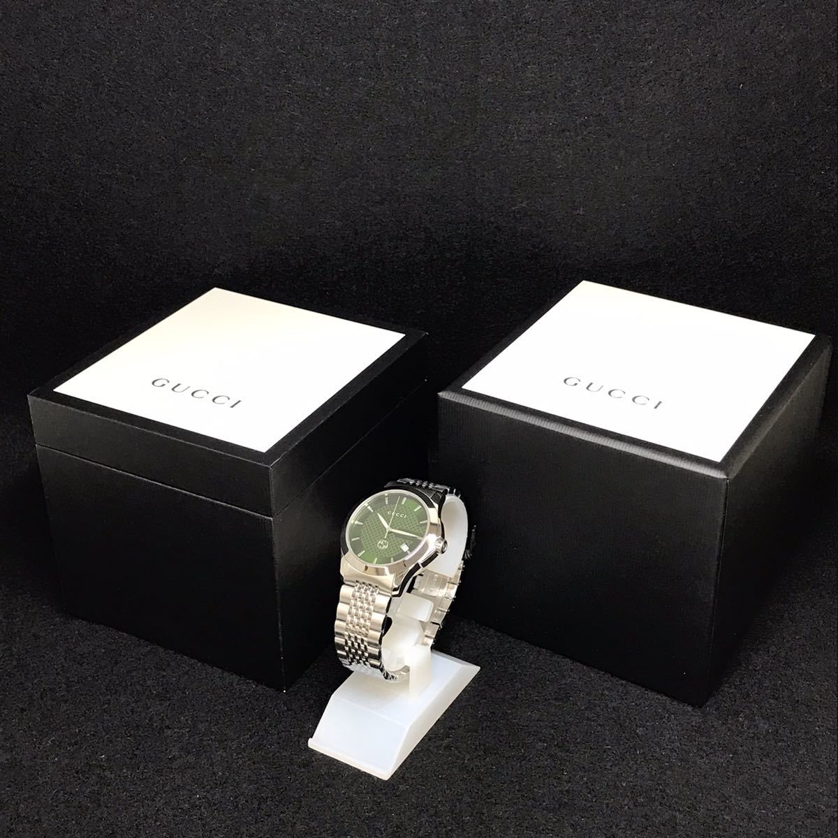 新品未使用】GUCCI グッチ メンズ腕時計 Gタイムレス YA1264108 通販は