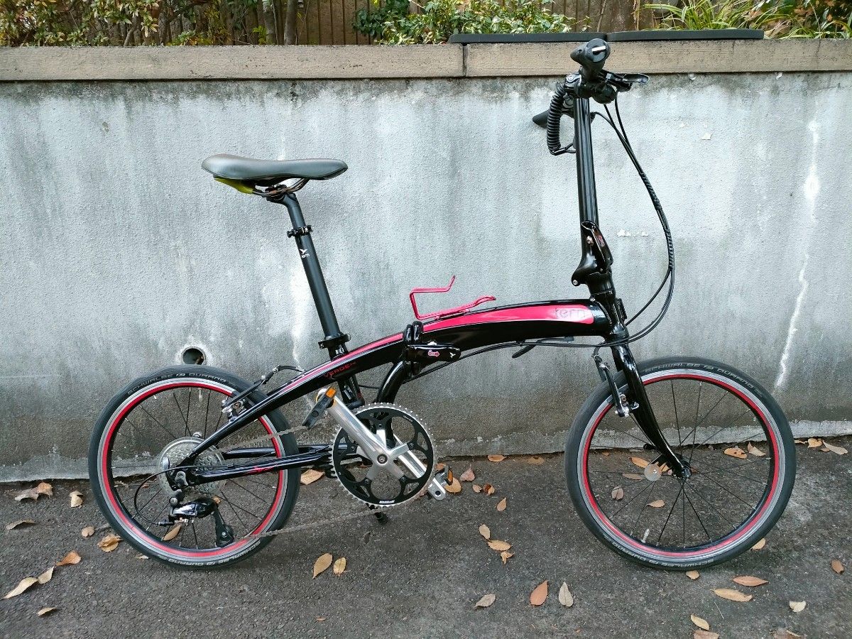 お礼や感謝伝えるプチギフト自転車Tern Verge P9 折りたたみ自転車 黒×赤 20インチ - letus.vn