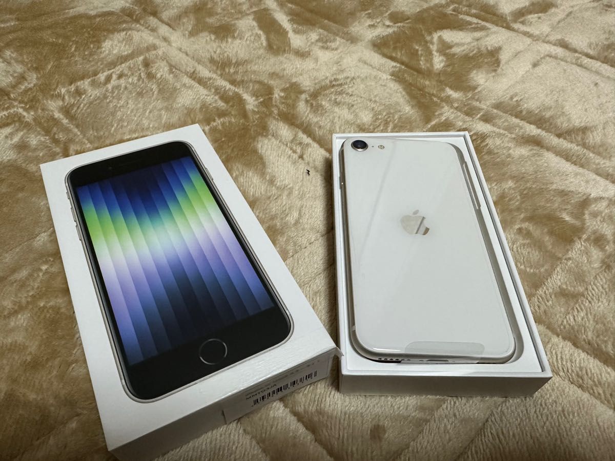 iPhone SE 第3世代 128GB スターライト SIMフリー スマホ スマホ www