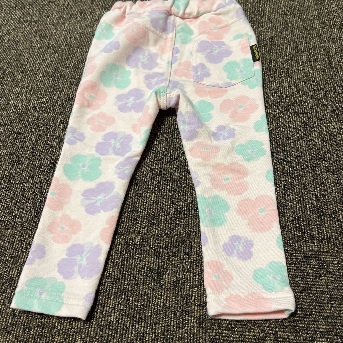 * MARIARJUE floral print pants Kids 80 leggings beautiful goods pink takihyo- long trousers 