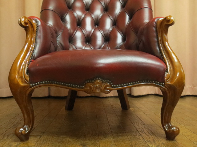 スペイン製 170万 バロッサ バレンティ「ホセフィナ」 ソファ2点セット 本革 椅子 ウィングバック 猫脚ソファ 高級 VAROSA VALENTI 
