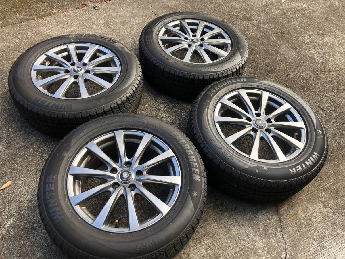 17×7J ＋50　114.3 5穴　スタッドレス　４本SET　マツダ CX-5 ハリヤー エスティマ　CH-R　CR-V　エクストレイル　CX-8　RAV4_画像1