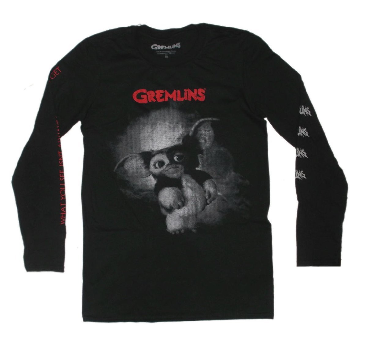 ★グレムリン 長袖 Tシャツ GREMLINS GRAPHIC - S 正規品 黒 ロンT GIZMO ギズモ 映画