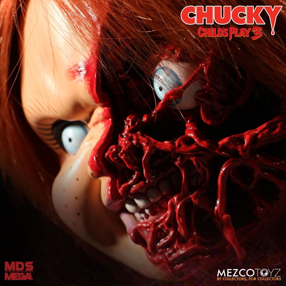 ★チャッキー 15incフィギュア PIZZA FACE CHUCKY Mega Scale 新品 チャイルドプレイ3 MEZCO TOY_画像5