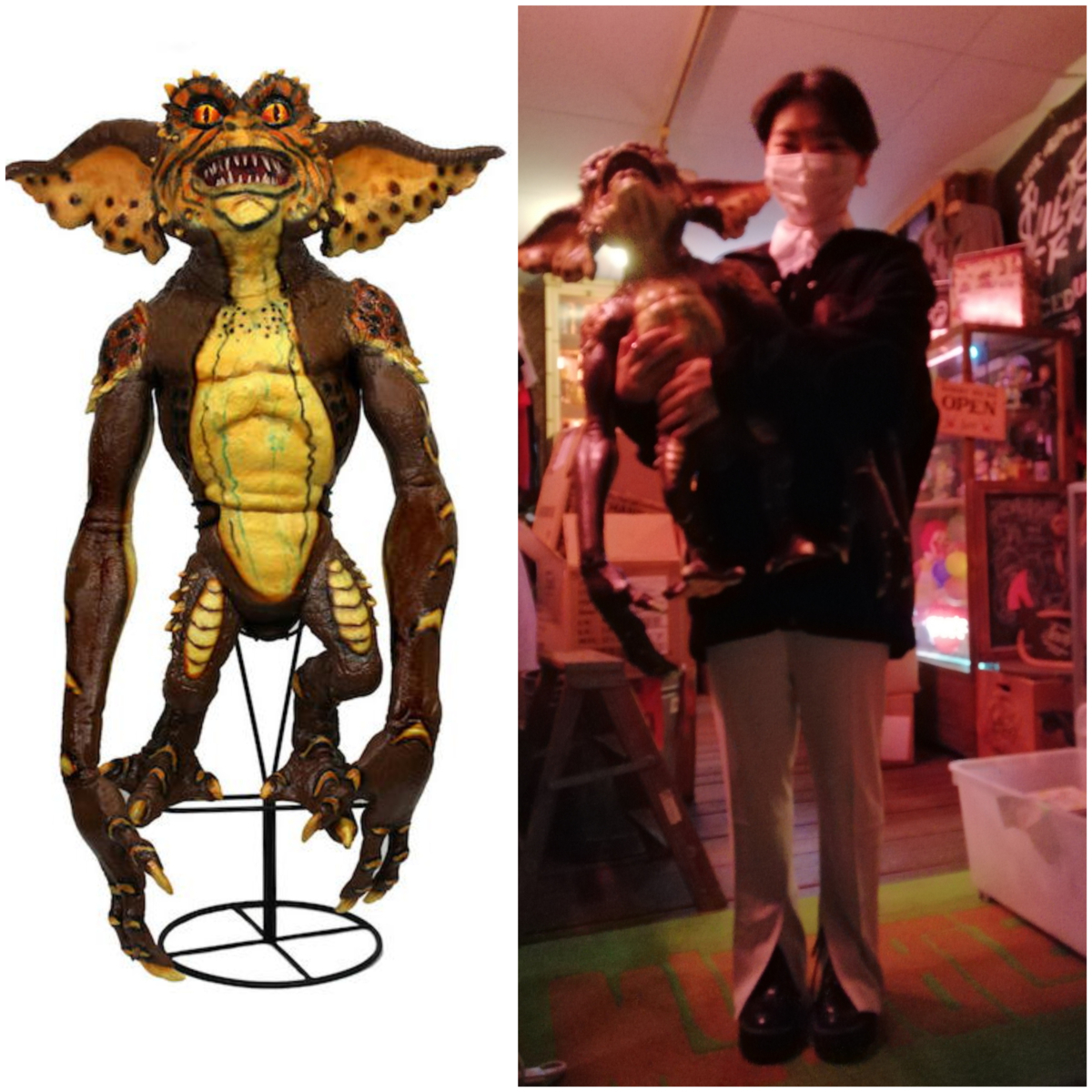 * gremlin figure life-size p Rod Gremlins 2 - Prop Replica - Stunt Puppet NECA new goods life size 80s Movie 