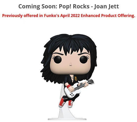 ★ジョーン ジェット フィギュア Joan Jett POP ROCKS FUNKO 正規品 punk cbgb ramones iggy_画像1