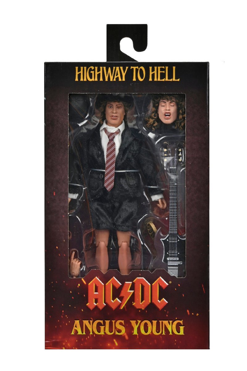 ★AC/DC アンガス ヤング フィギュア AC/DC Angus Young Clothed Figure BY NECA 正規品 acdc TOY 人形 ドール_画像2