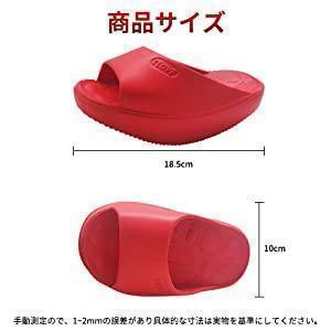  diet balance slippers exercise sandals beautiful legs red red M