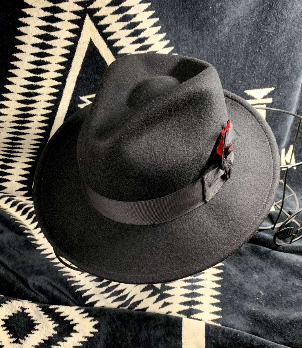 入園入学祝い 超美品 ステットソン ガーニー フェルトハット STETSON