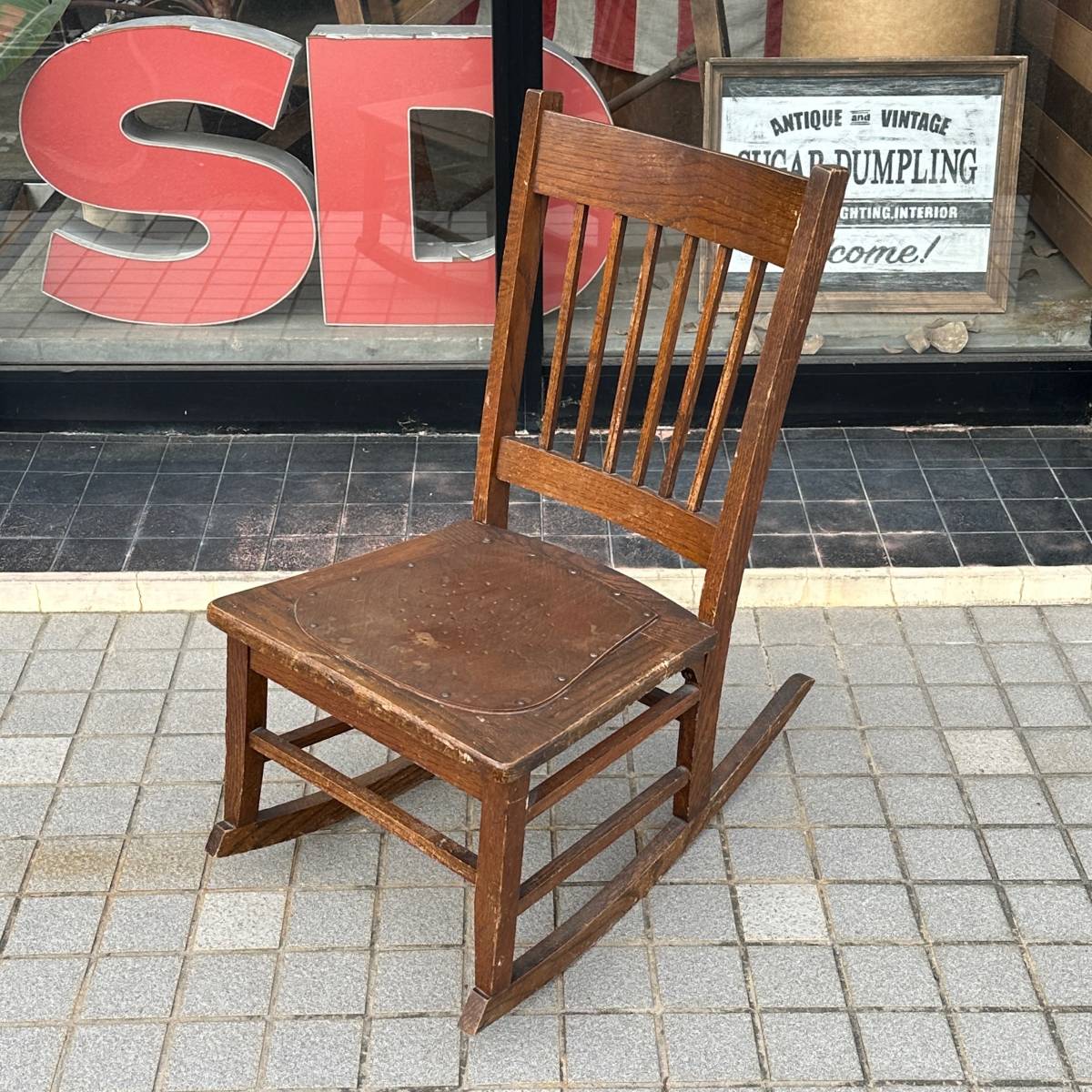 Vintage】〜1940s Rocking Chair ロッキングチェア 椅子 イス ウッド