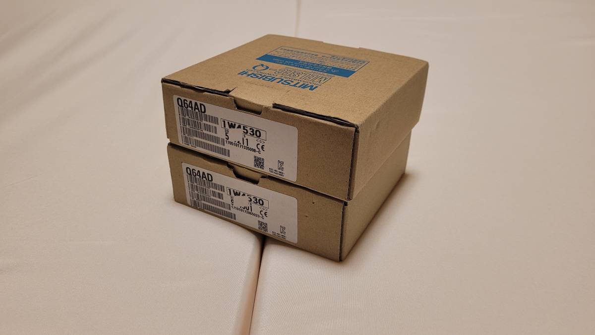 新品○Q64AD 2台○三菱電機○アナログ-デジタル変換ユニット