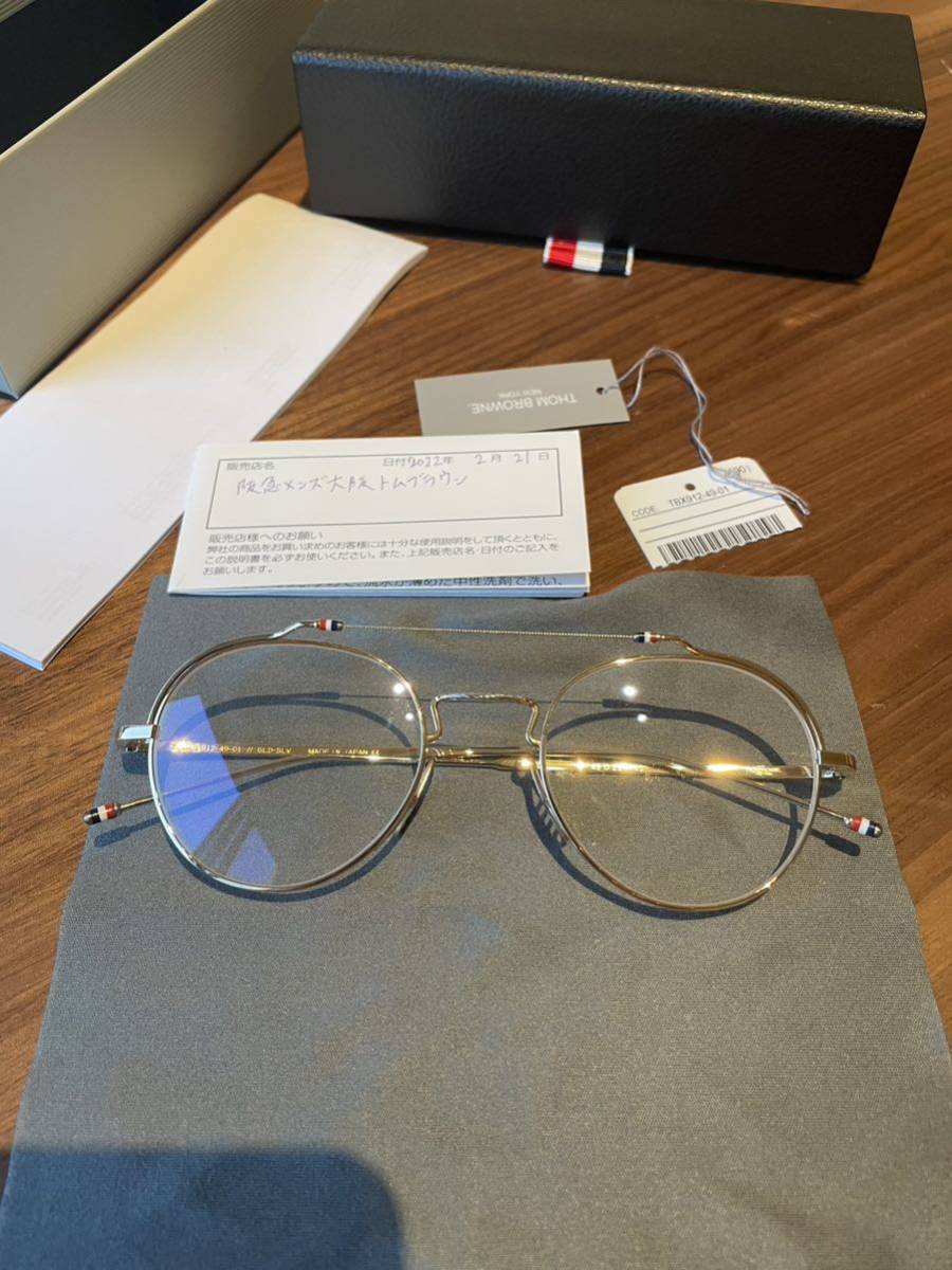 完売品レア　新品　トムブラウン　TBX912-49 眼鏡　メガネ　サングラス