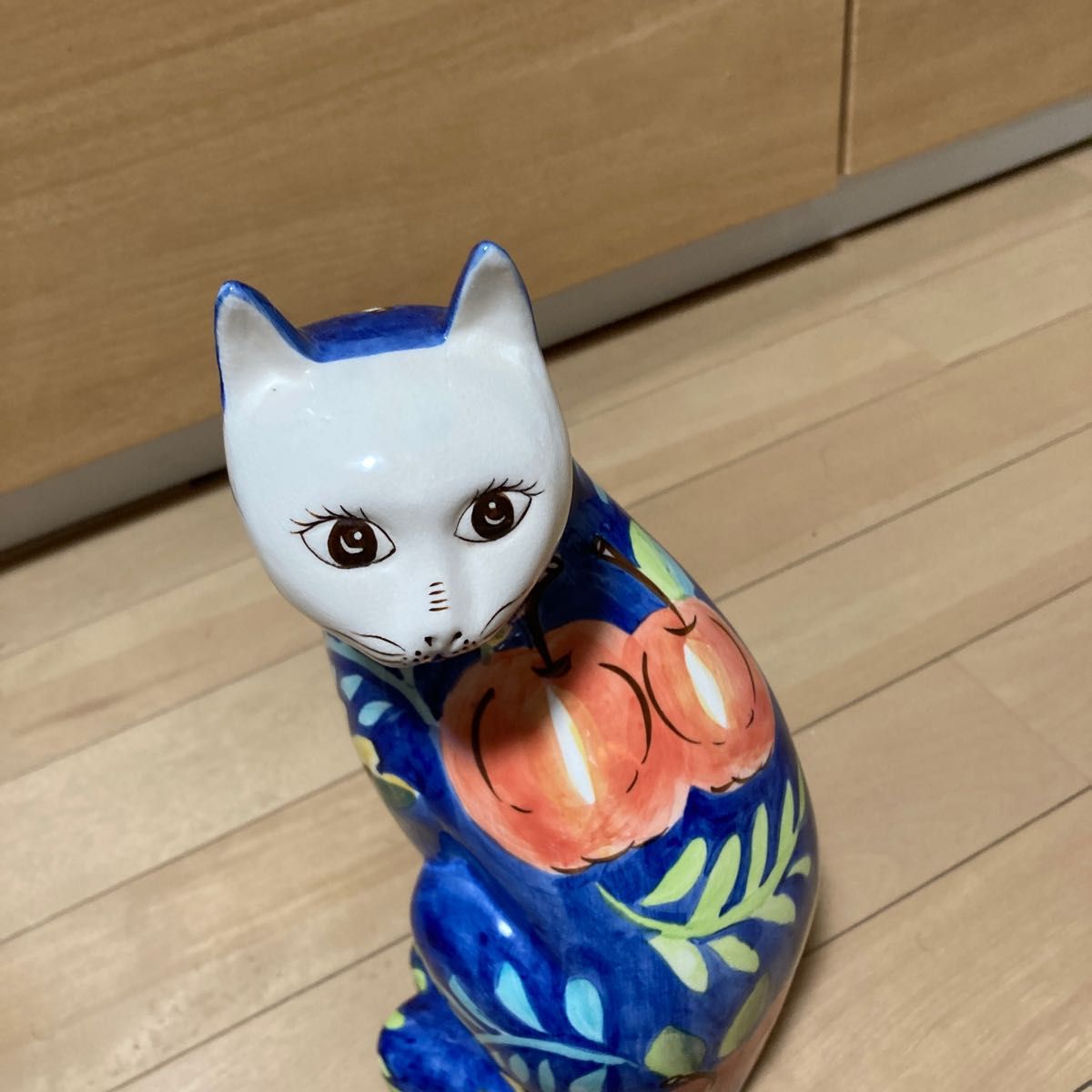 日本製 リアルな猫のぬいぐるみ 58cm (ミケネコL目明き)