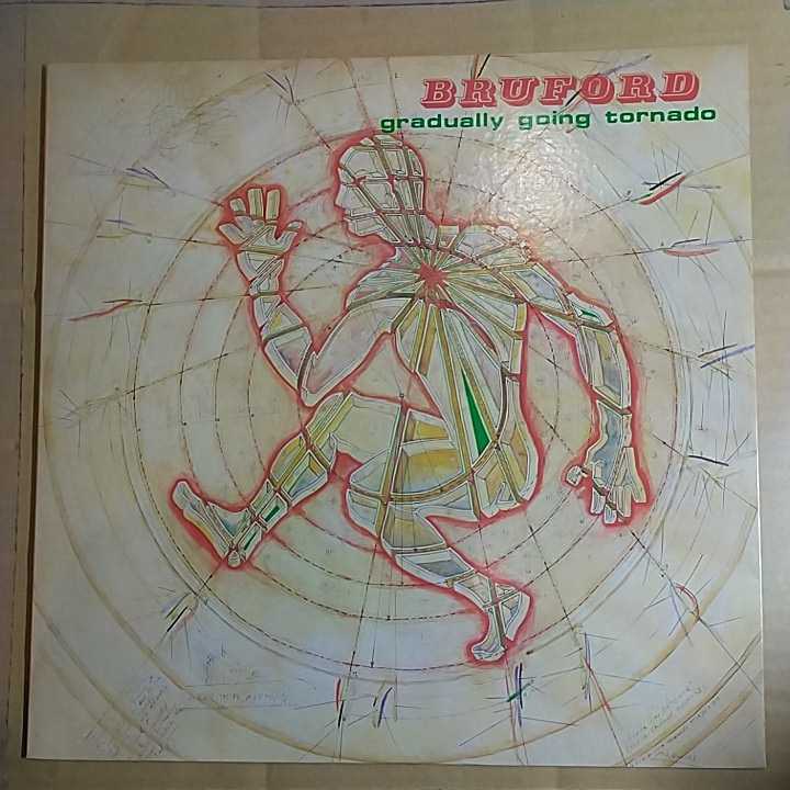 ブラッフォード!「gradually going tornado」LP 1980年album★★プログレjazz rock King crimsonbruford_画像1