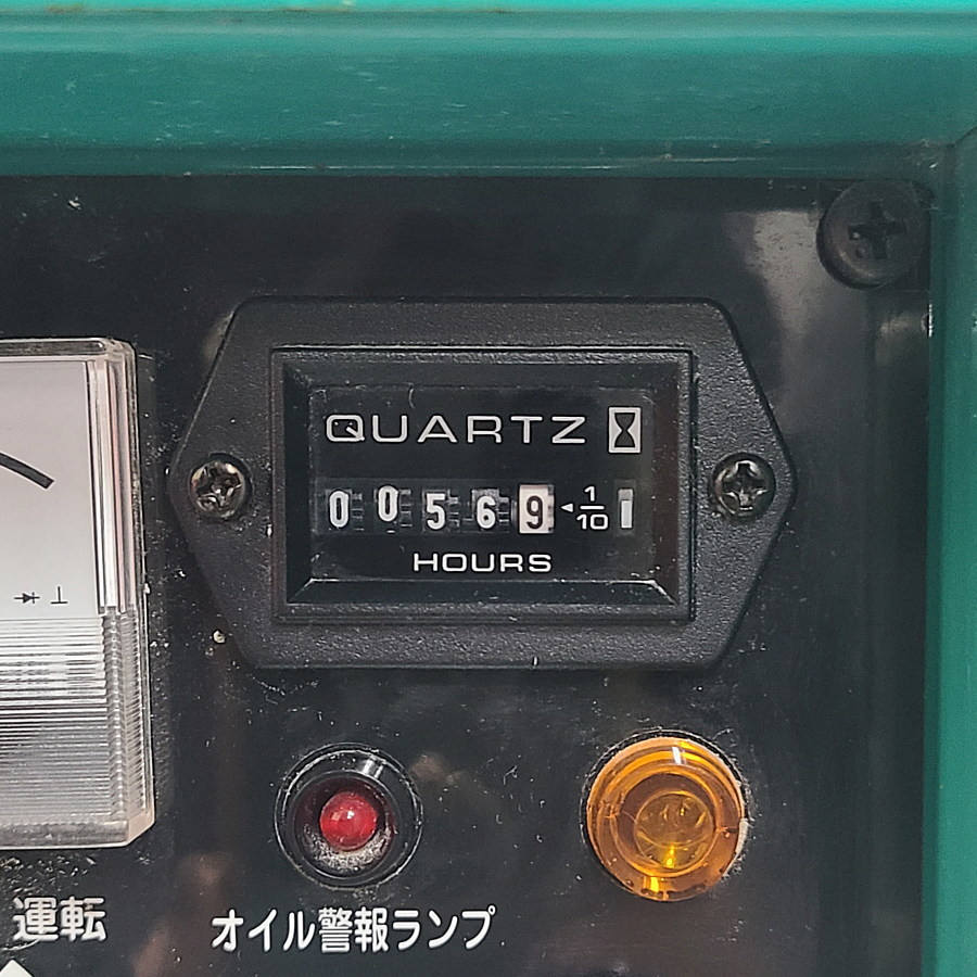 YANMAR/ヤンマー G3500S-6E 3.5kVA ガソリンエンジン式 防音型発電機 60Hz●運転時間56.9h_画像9