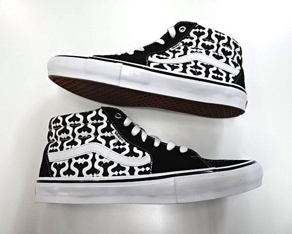 11.0(29cm)【VANS Skate Grosso Mid (Supreme S) Black/White VN0A5KS15XH ヴァンズ バンズ シュプリーム S スニーカー 2021ss】 _画像3