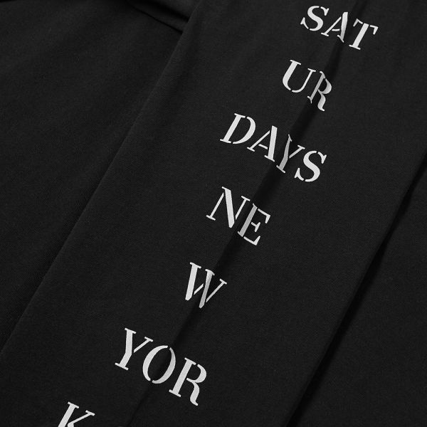 M 新品【SATURDAYS NEW YORK CITY Saturdays Stencil L/S Tee NYC サタデーズ ニューヨーク シティー ロンTシャツ ステンシル カットソー】_画像2