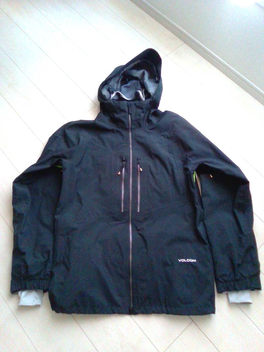 Volcom ボルコム Guide Gore-tex ガイド ゴアテックス 3レイヤー　Lサイズ　ブラック_画像1