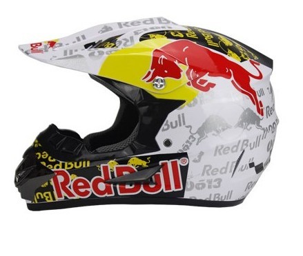 ヤフオク! - ゴーグル付き~ !RED BULL フルフェイスヘルメット...