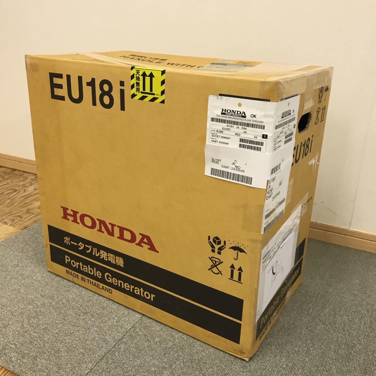 HONDA ホンダ インバータ発電機 EU18i 未使用 送料無料 道具、工具