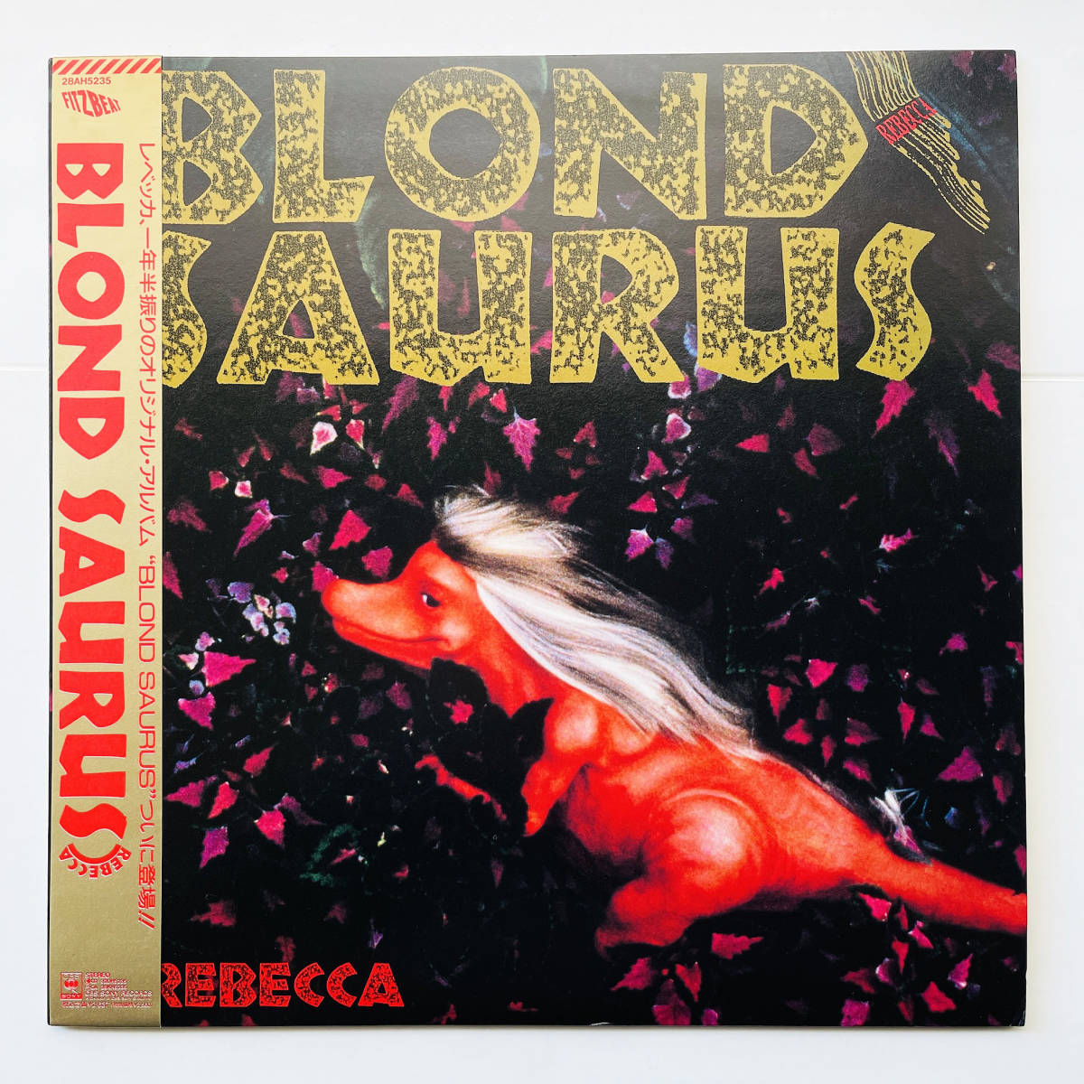 希少良好品..レコード〔 レベッカ - Blond Saurus 〕Rebecca ブロンド・サウルス / NOKKO ノッコ 木暮武彦 土橋安騎夫 小田原豊_画像1