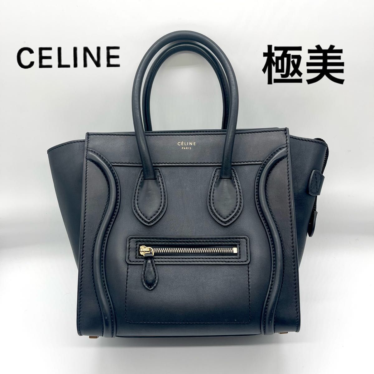 CELINE/ラゲージ/マイクロショッパー/スムースカーフ/美品｜PayPayフリマ