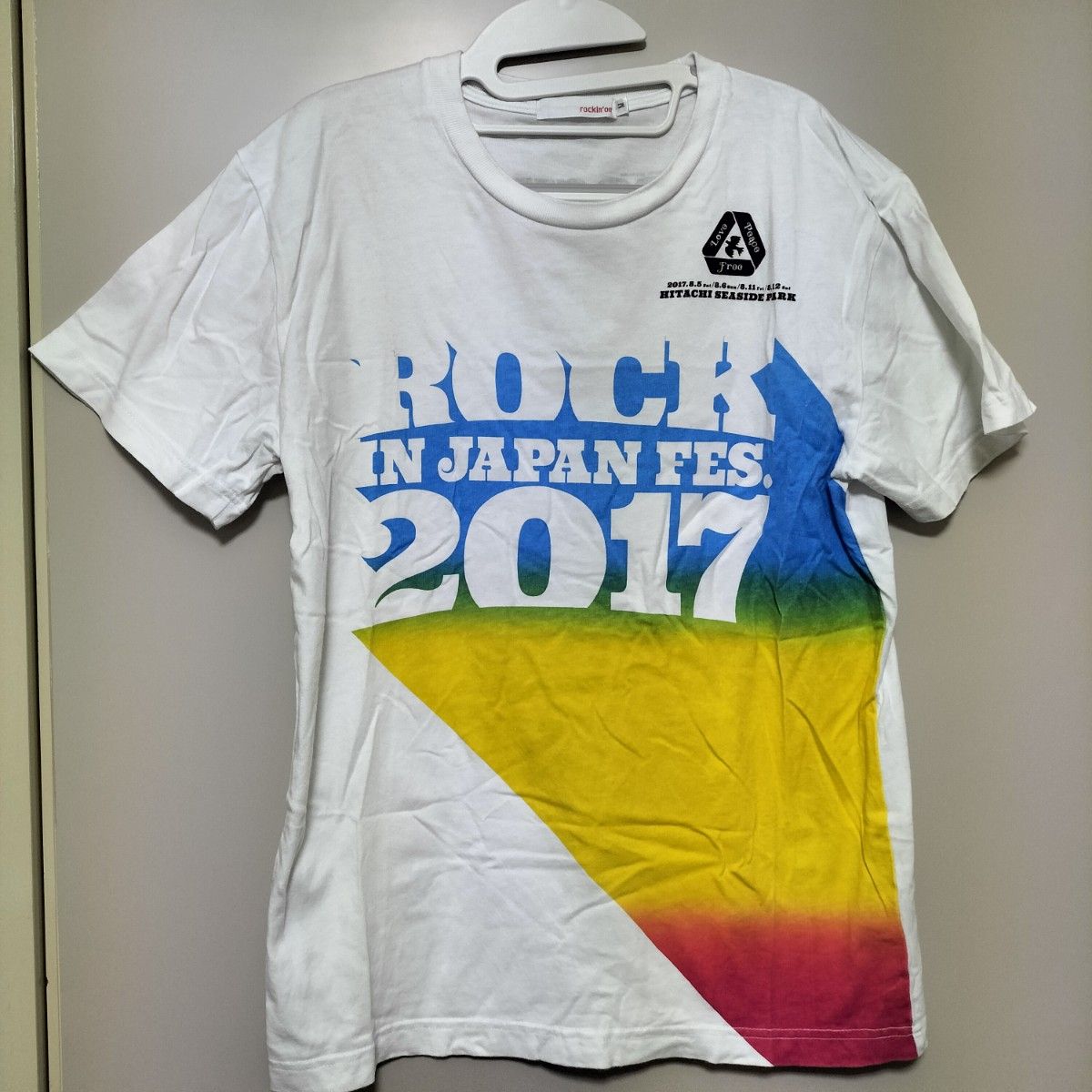【使用感あり】ROCK IN JAPAN FES 2017 Tシャツ