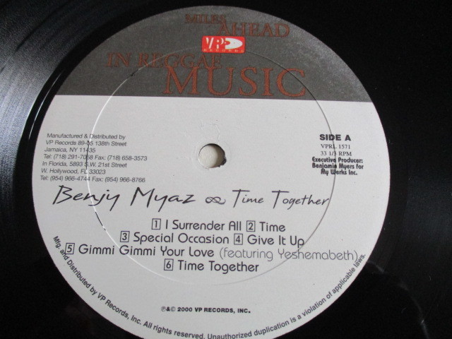 名盤!Benji Myaz ベンジマイヤーズ Time Together LP | tubosoliveira