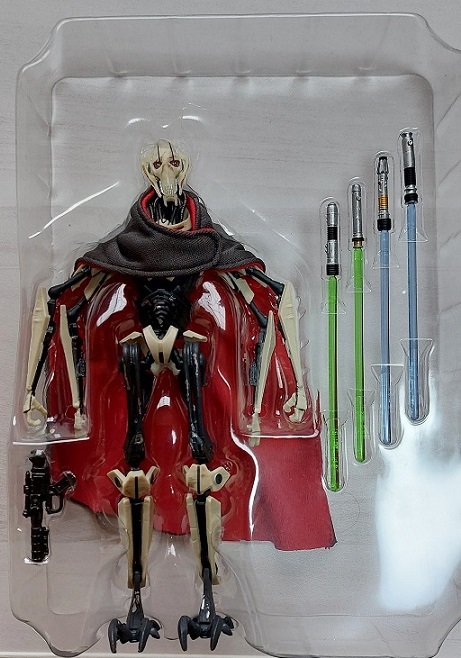 スターウォーズ ブラックシリーズ グリーヴァス将軍 開封美品 スターウォーズ ブラックシリーズ グリーヴァス将軍 開封美品