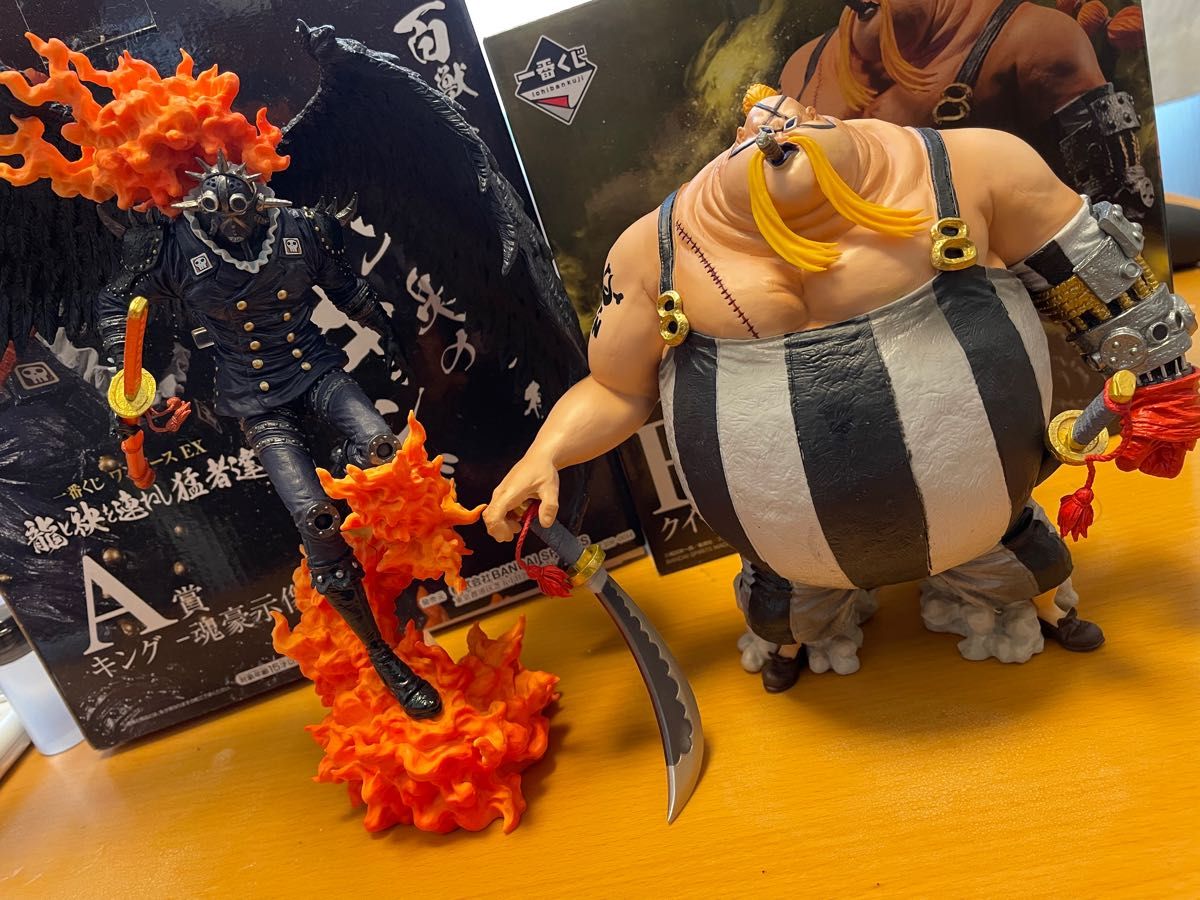 ワンピース クイーン&キング フィギュアセット ワンピース フィギュア キング クイーン セット|Yahoo!フリマ