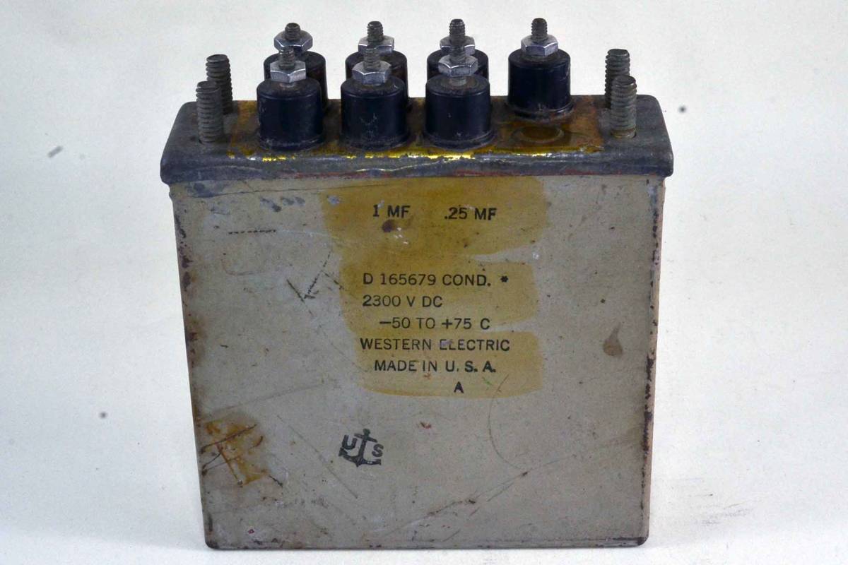 ウエスタン　Western Electric オイルコンデンサ　オイルコン ２_画像1