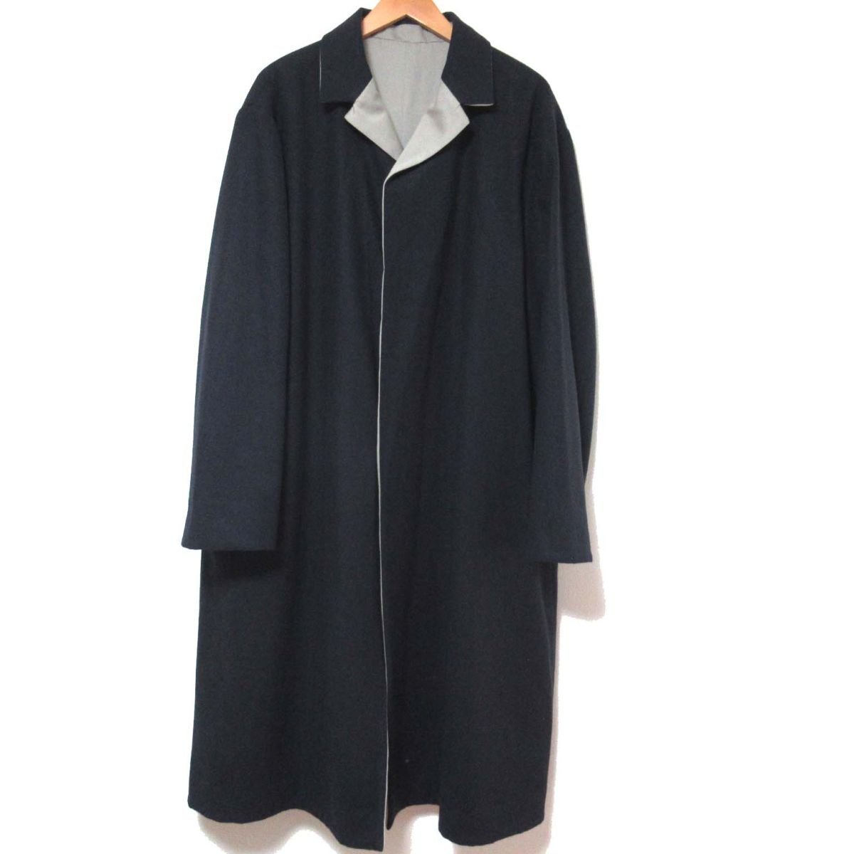値下げ】 ほぼ未使用 seya. C1103 ネイビー×グレーベージュ Mサイズ