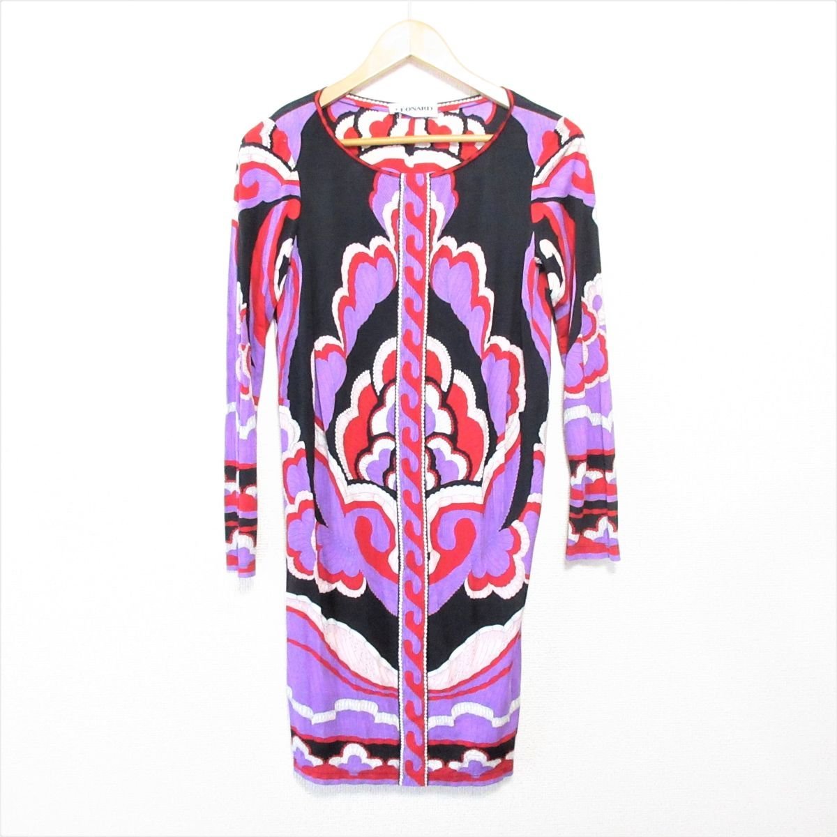 美品】LEONARD PARIS シルクワンピース 38 | www.jarussi.com.br
