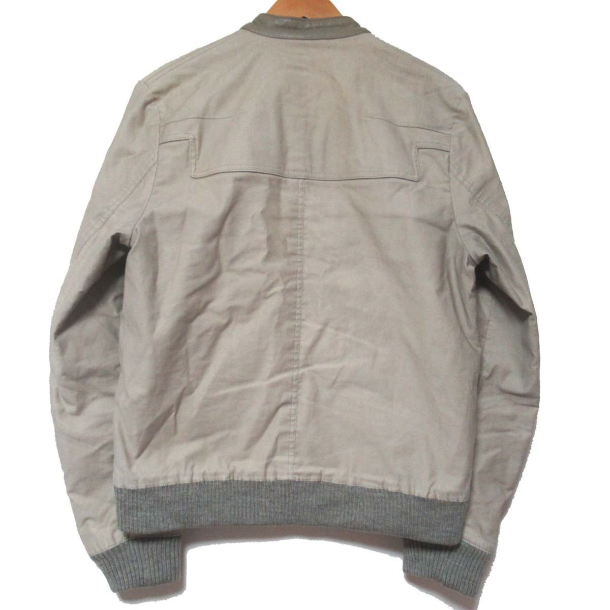 良品 07AW DIOR HOMME ディオールオム ジップアップ ミリタリーブルゾン ジャケット サイズ46 ベージュ系 C1203_画像2