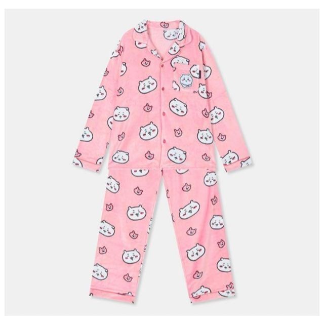 ちいかわ SPAO もこもこ ピンク パジャマ S 韓国限定|PayPayフリマ