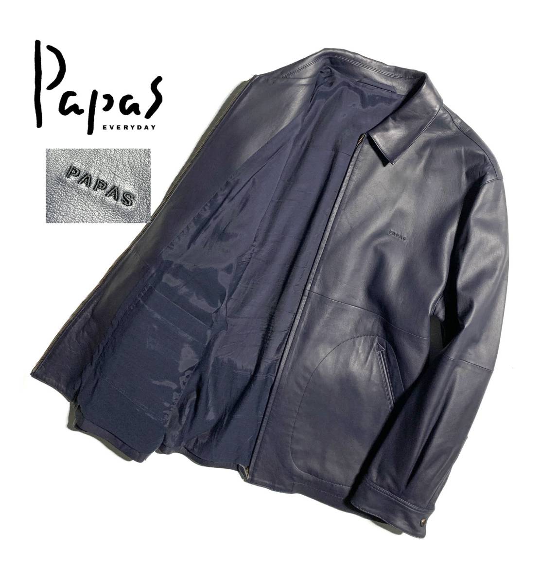 Yahoo!オークション - 美品【定価20万】Papas パパス レザー Yahoo!オークション - 美品【定価20万】Papas パパス レザー