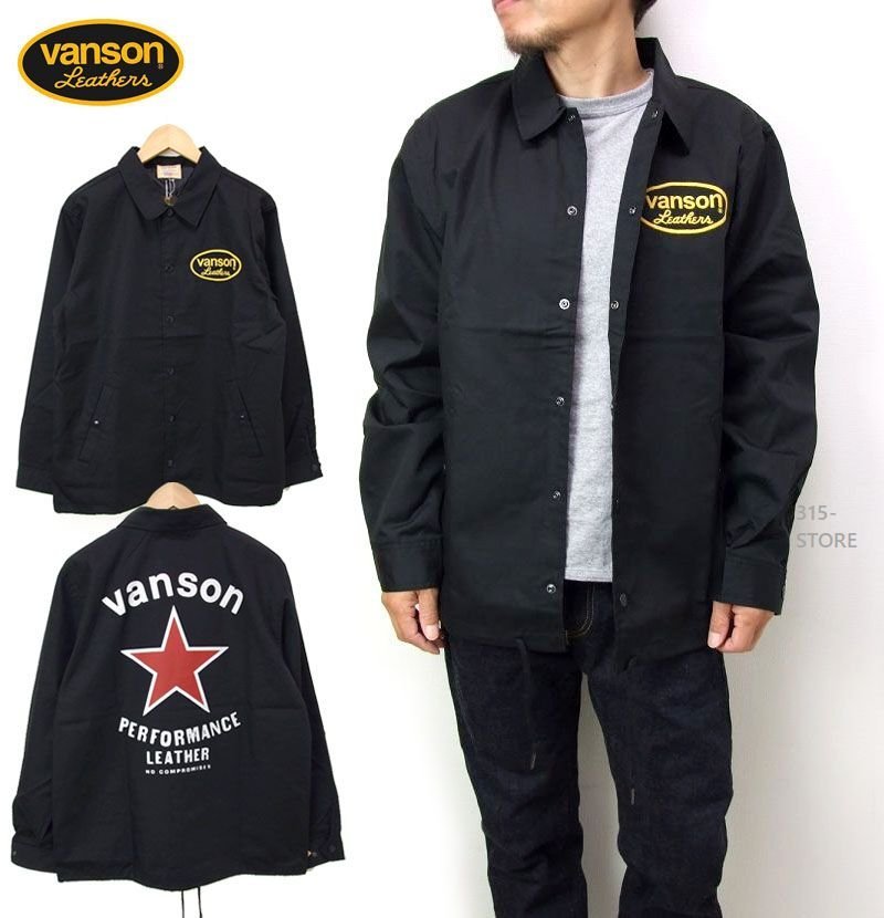 希少 黒入荷! 新品 VANSON バイカージャケット 328 メンズジャケット レッドスター ワンスター 黒L コーチジャケット バンソン Lサイズ 希少 黒入荷! 新品 VANSON バイカージャケット 328 メンズジャケット レッドスター ワンスター 黒L コーチジャケット バンソン Lサイズ