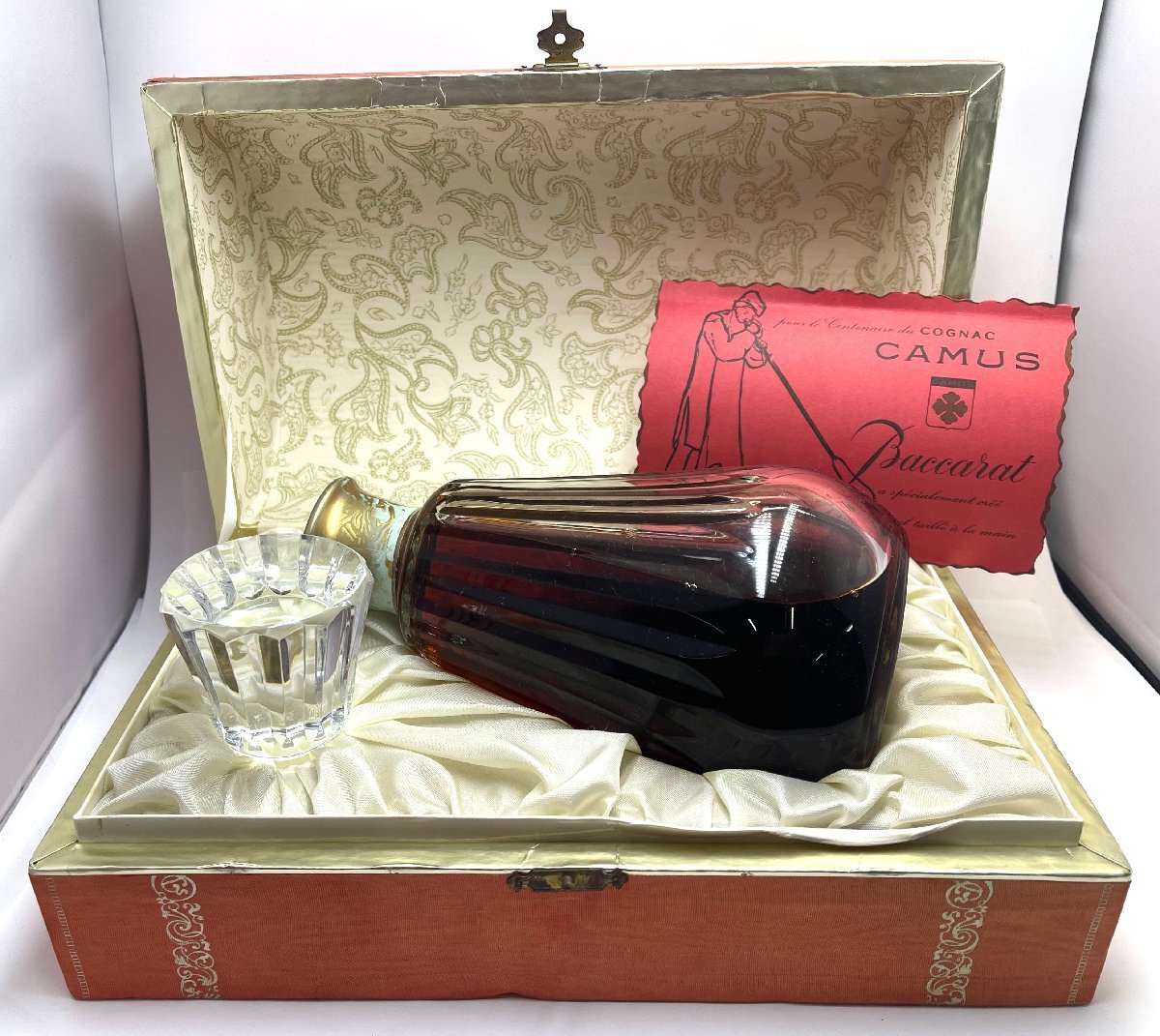 ◇古酒 未開栓 CAMUS カミュ カラフェ BACCARAT バカラボトル COGNAC