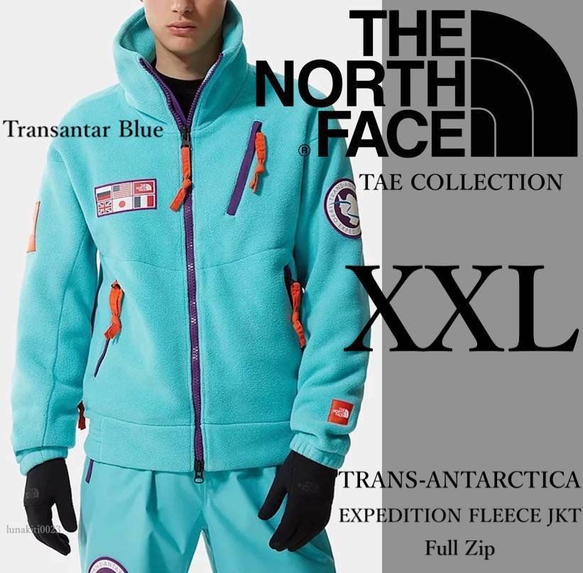 ◆モデル出品◆新品 XXL ノースフェイス 1990 TRANS ANTARCTICA TAE FLEECE トランスアンタークティカ フリース 青 南極大陸横断隊モデル