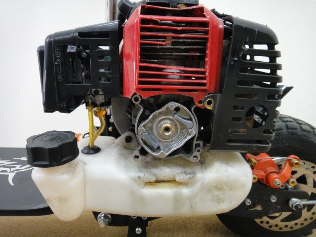 6952○【引き取り限定】 49cc エンジン 付 スクーター キック ボード