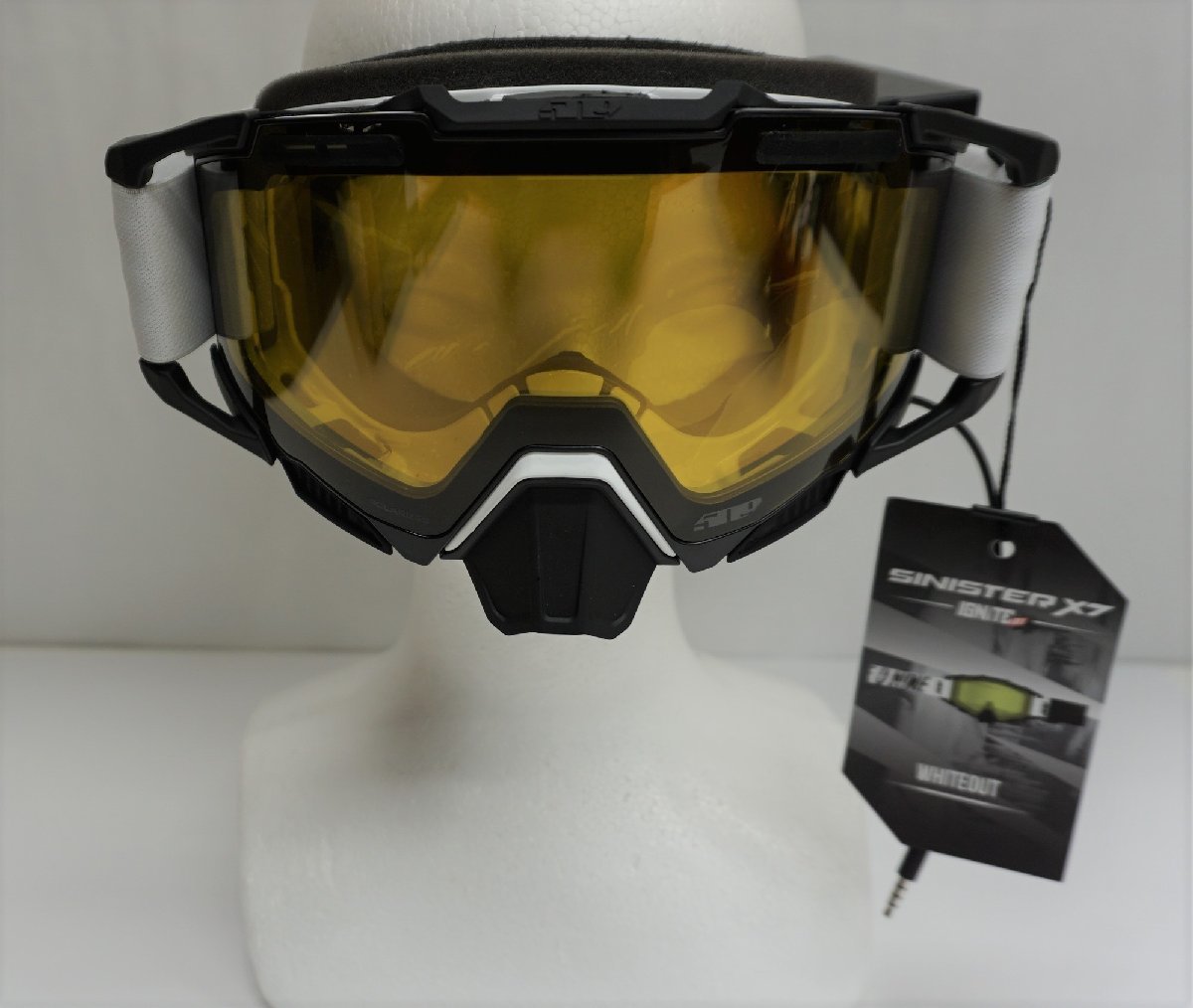 509 SINISTER X7 IGNITE S1 GOGGLE / WHITE OUT