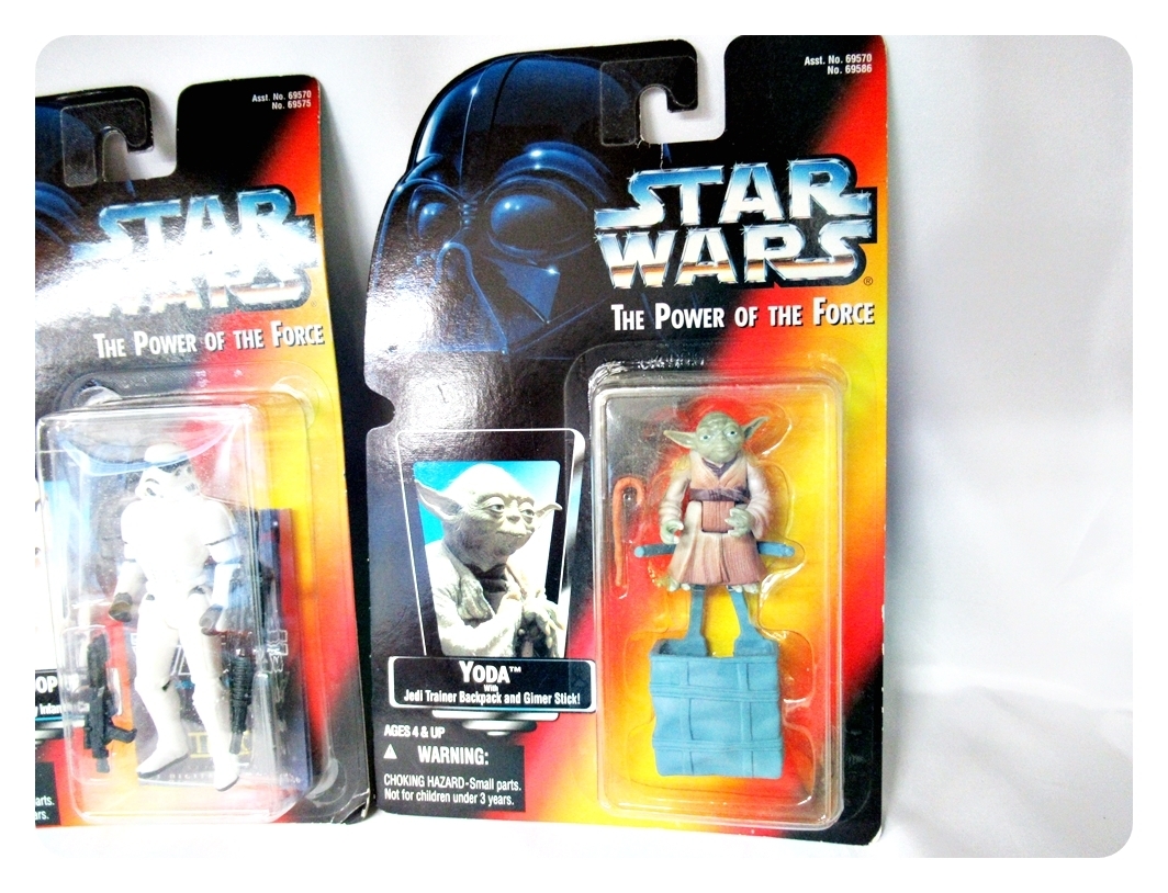 [fns]未開封 Kenner STAR WARS スターウォーズ フィギア ダースベイダー ストームトルーパー ヨーダ 3点_画像4