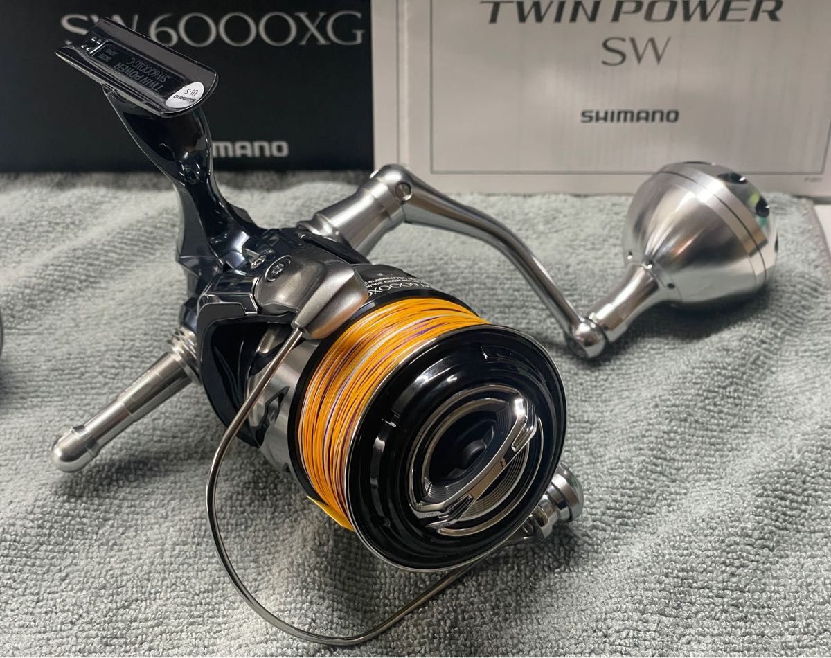 シマノ ツインパワーSW 6000XG 釣行未使用 ギアシム調整済み PE3 シマノ ツインパワーSW 6000XG 釣行未使用 ギアシム調整済み PE3