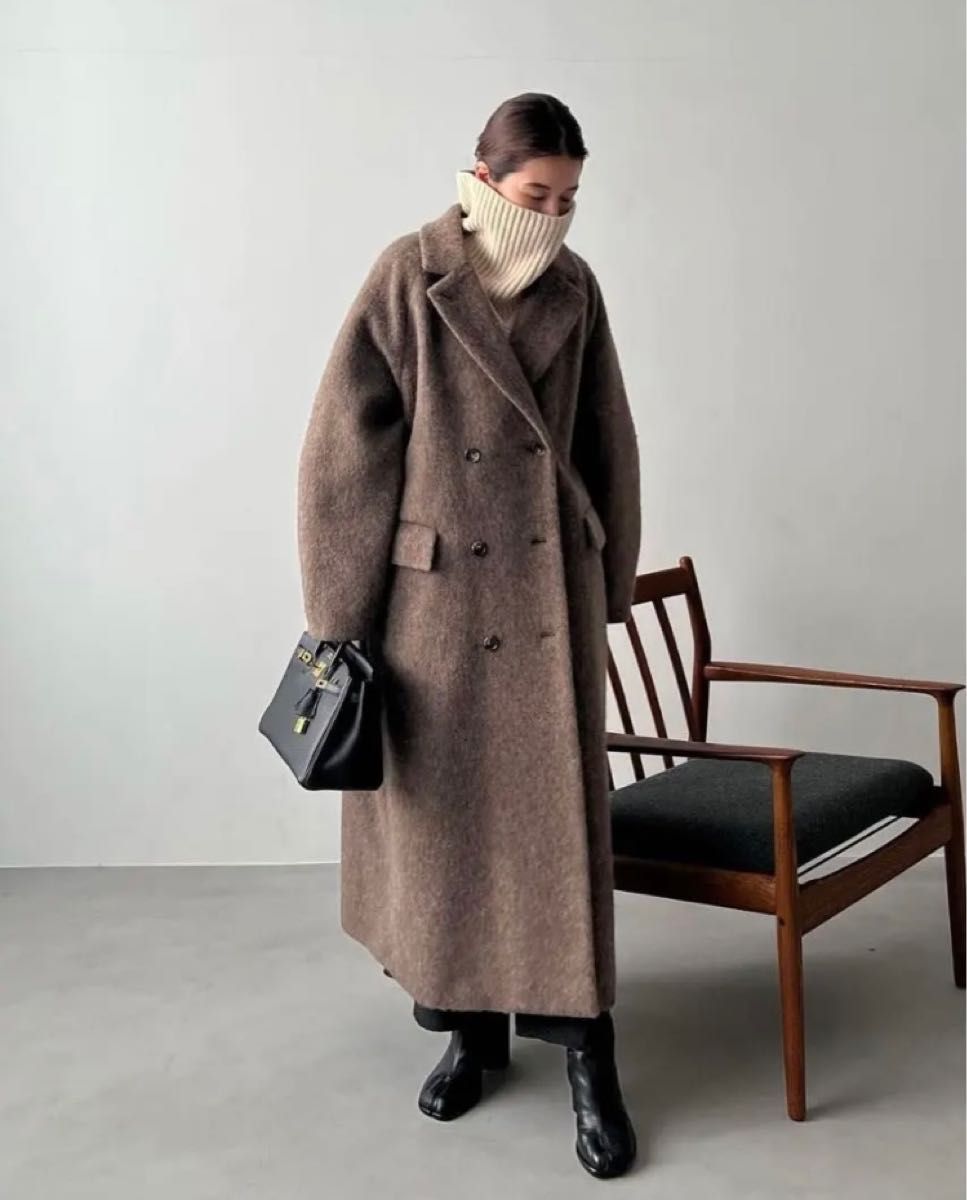 CLANE ダブルウールロングコート DOUBLE WOOL LONG COAT レディース