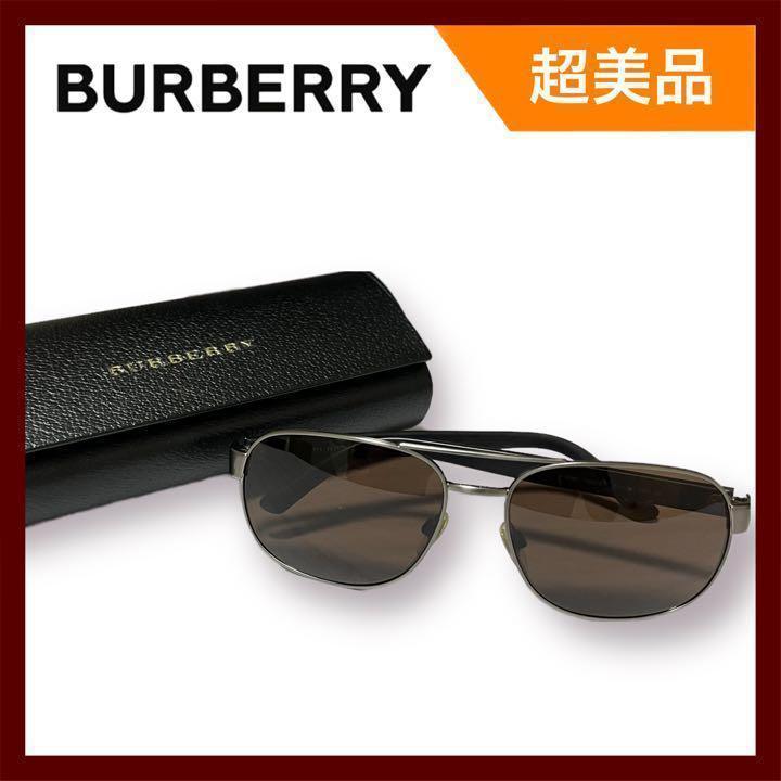 新しいコレクション サングラス 【超美品】BURBERRY ティアドロップ 度