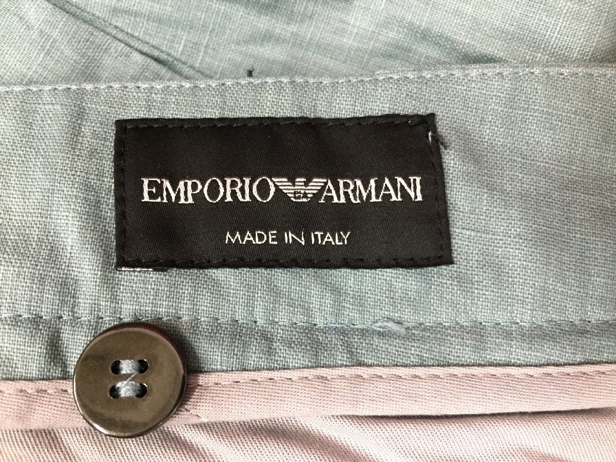 01-B03 * мужской джентльмен одежда брюки низ простой одноцветный весна лето осень-зима 48 размер Armani б/у товар 