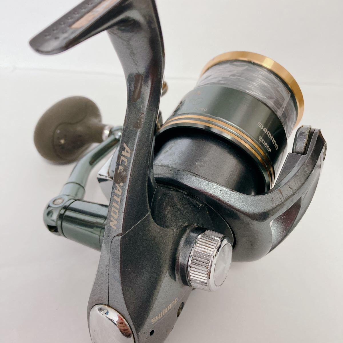 シマノ アセレーション SW 8000PG スピニングリール PEライン付き