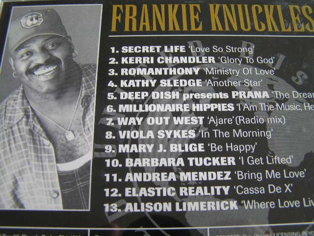 【JR210】DMC 《Frankie Knuckles & David Morales》United DJs Of The World - 2CD_画像3