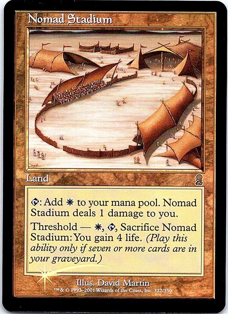 FOIL/遊牧の民の競技場/Nomad Stadium/オデッセイ/英語版/MTG１枚 [FC]_画像1